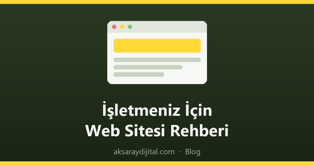 İşletmeniz için web sitesi rehberi - tarayıcı penceresi illüstrasyonu