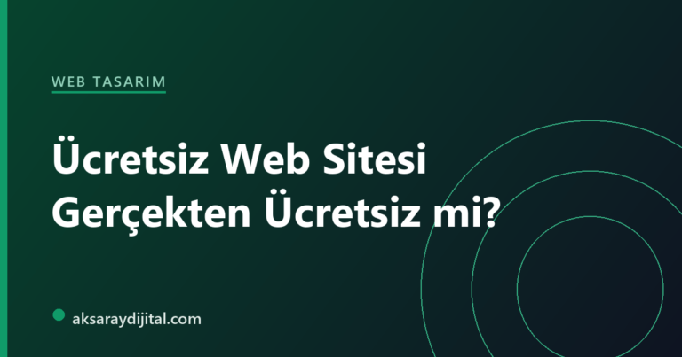Ücretsiz web sitesi platformlarının gizli maliyetleri konulu blog yazısının kapak görseli